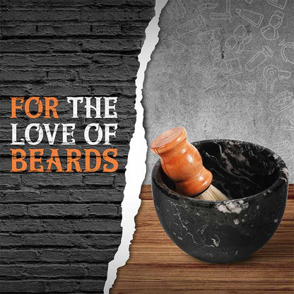 Natural Marble Shaving Bowl