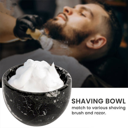 Natural Marble Shaving Bowl